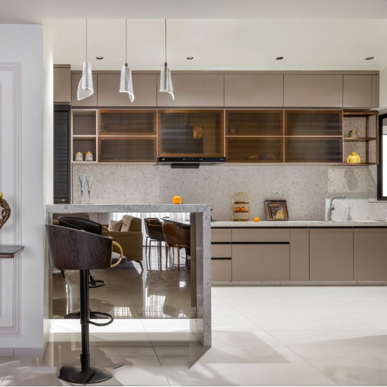 Bronze Accent Kitchen