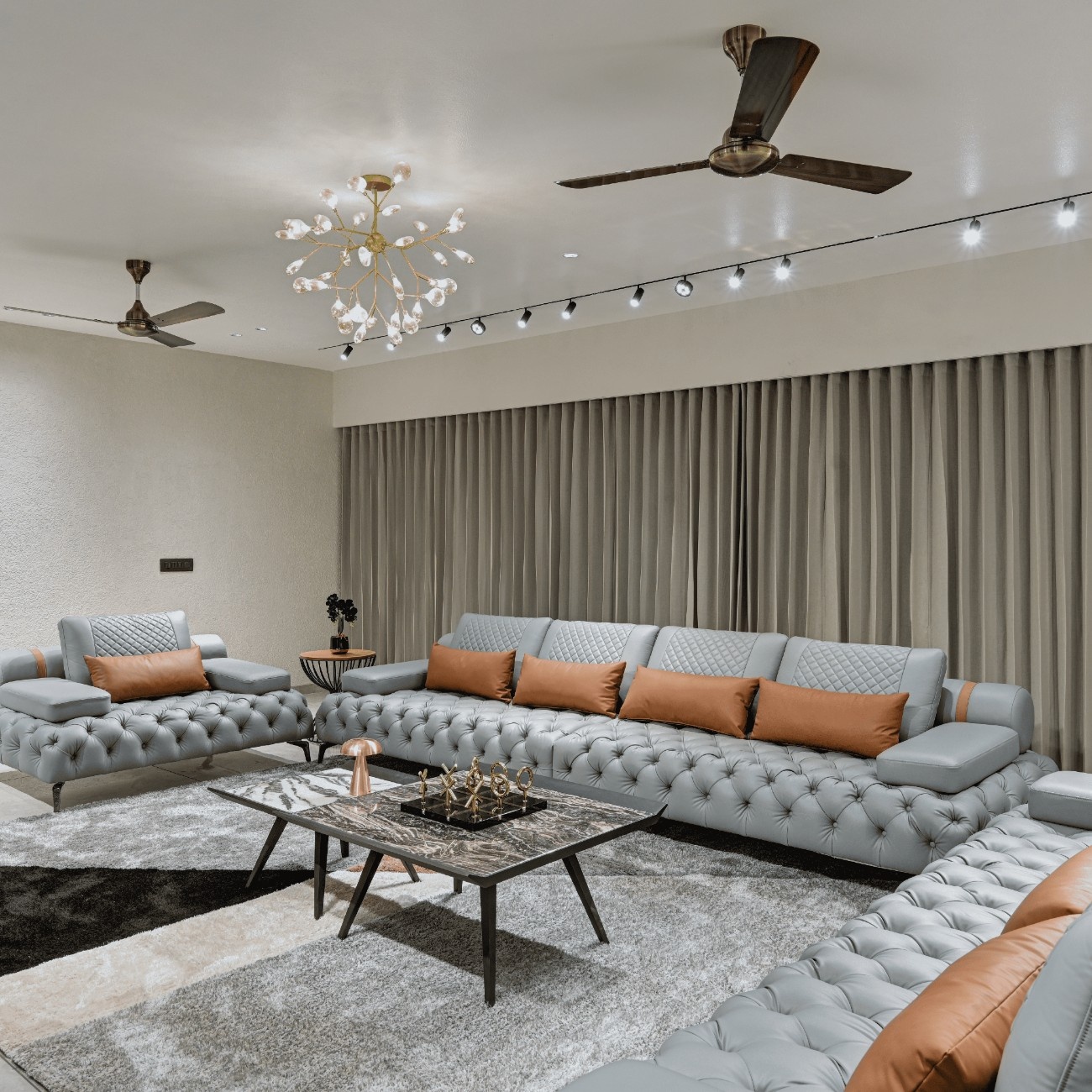 Leatherette Lounge Set