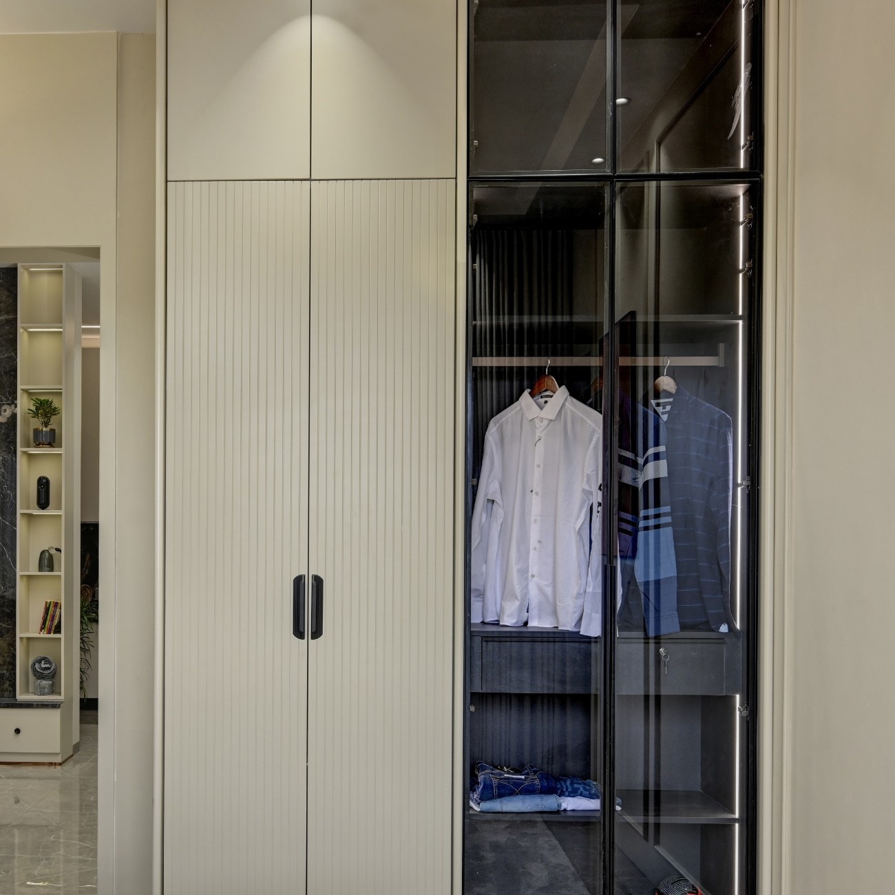 Black Tinted Wardrobe